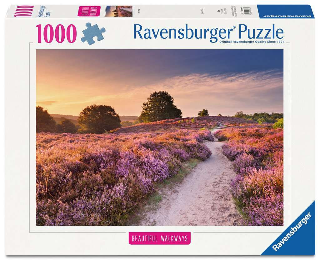 Ravensburger puzzel roze pad 1000 stukjes