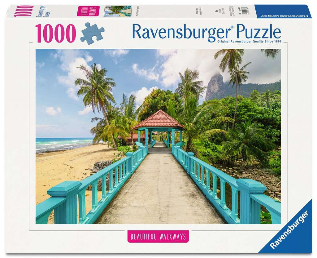 Ravensburger puzzel kleurrijke brug in Maleisie 1000 stukjes