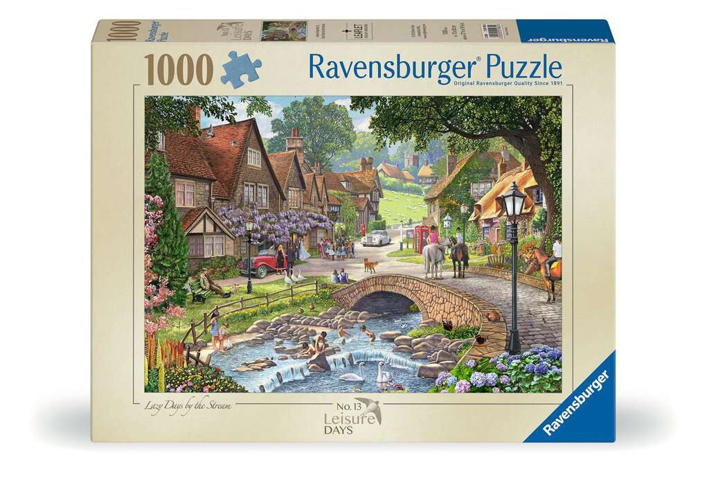 Ravensburger puzzel Leisure Days No 13: Lazy Days by 1000 stukjes