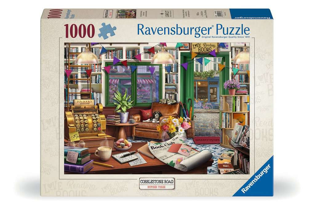 Ravensburger puzzel Boekenwinkel 1000 stukjes