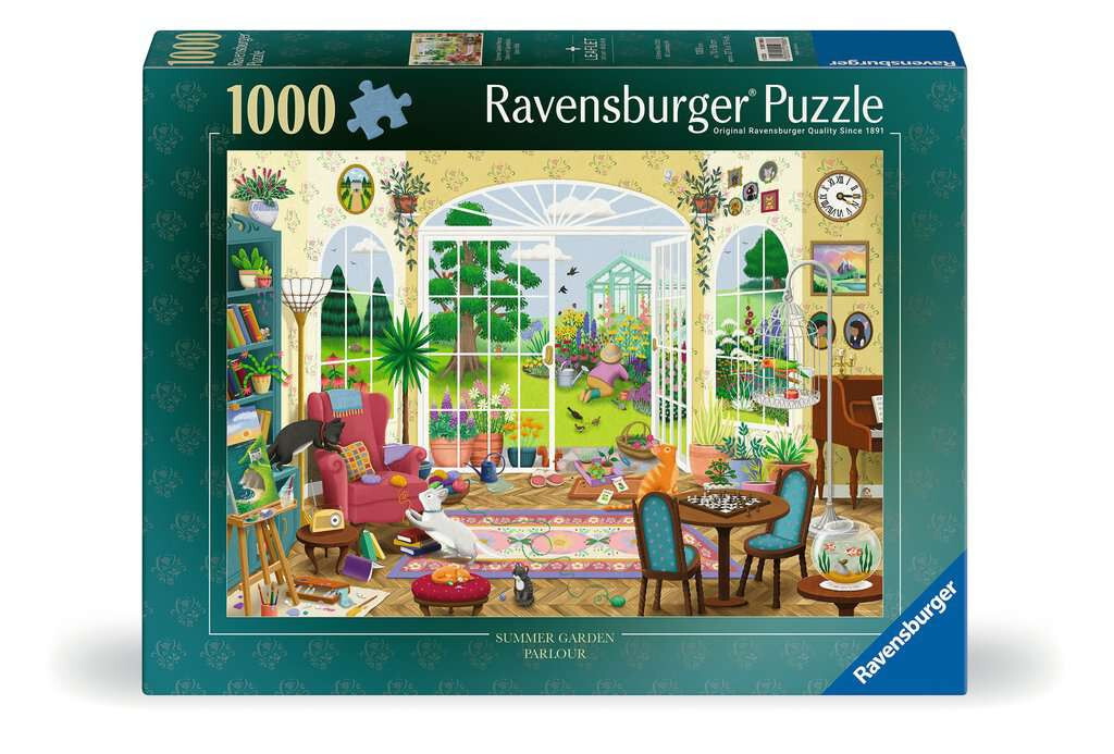 Ravensburger puzzel Zomertuin salon 1000 stukjes