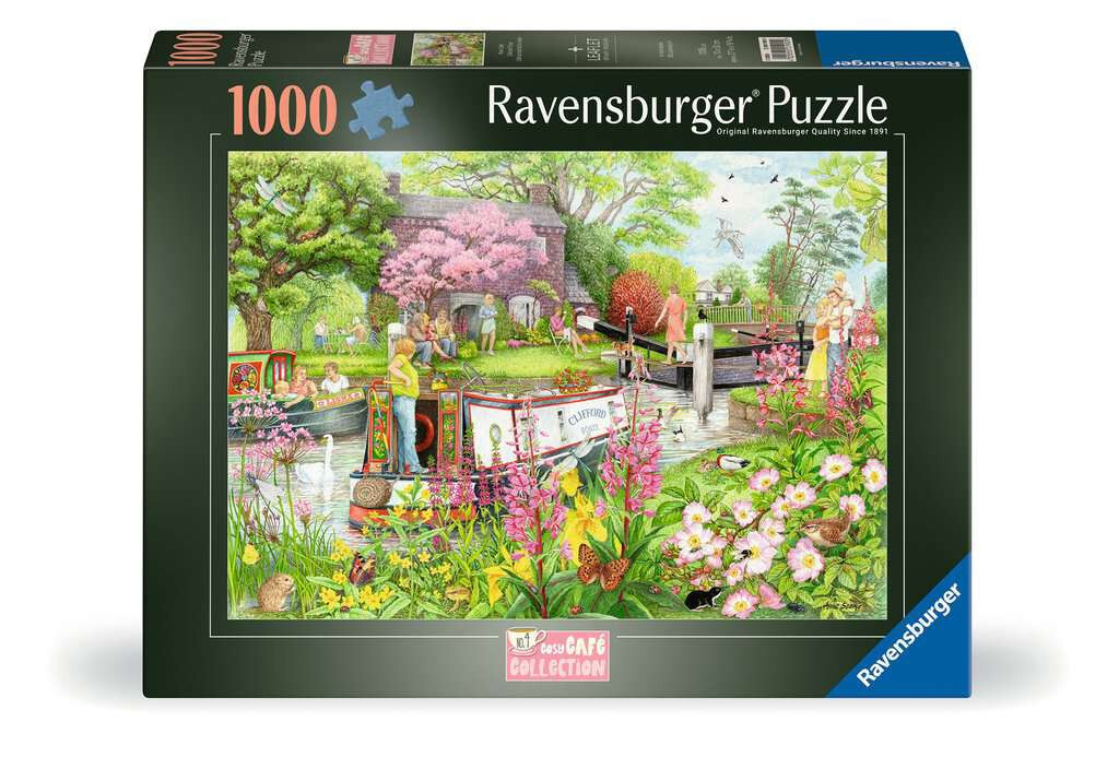 Ravensburger puzzel gezellig cafe nr 4 1000 stukjes