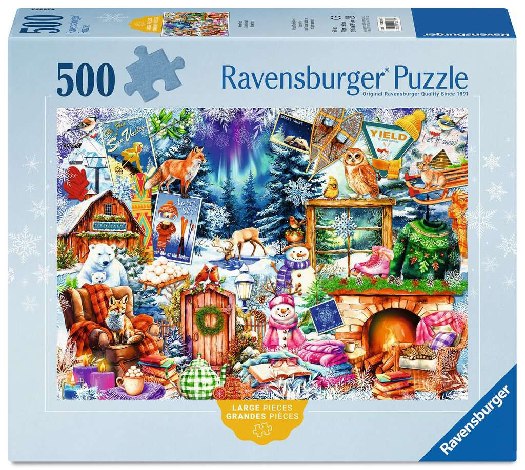 Ravensburger puzzel Winterbergdorp 500 stukjes