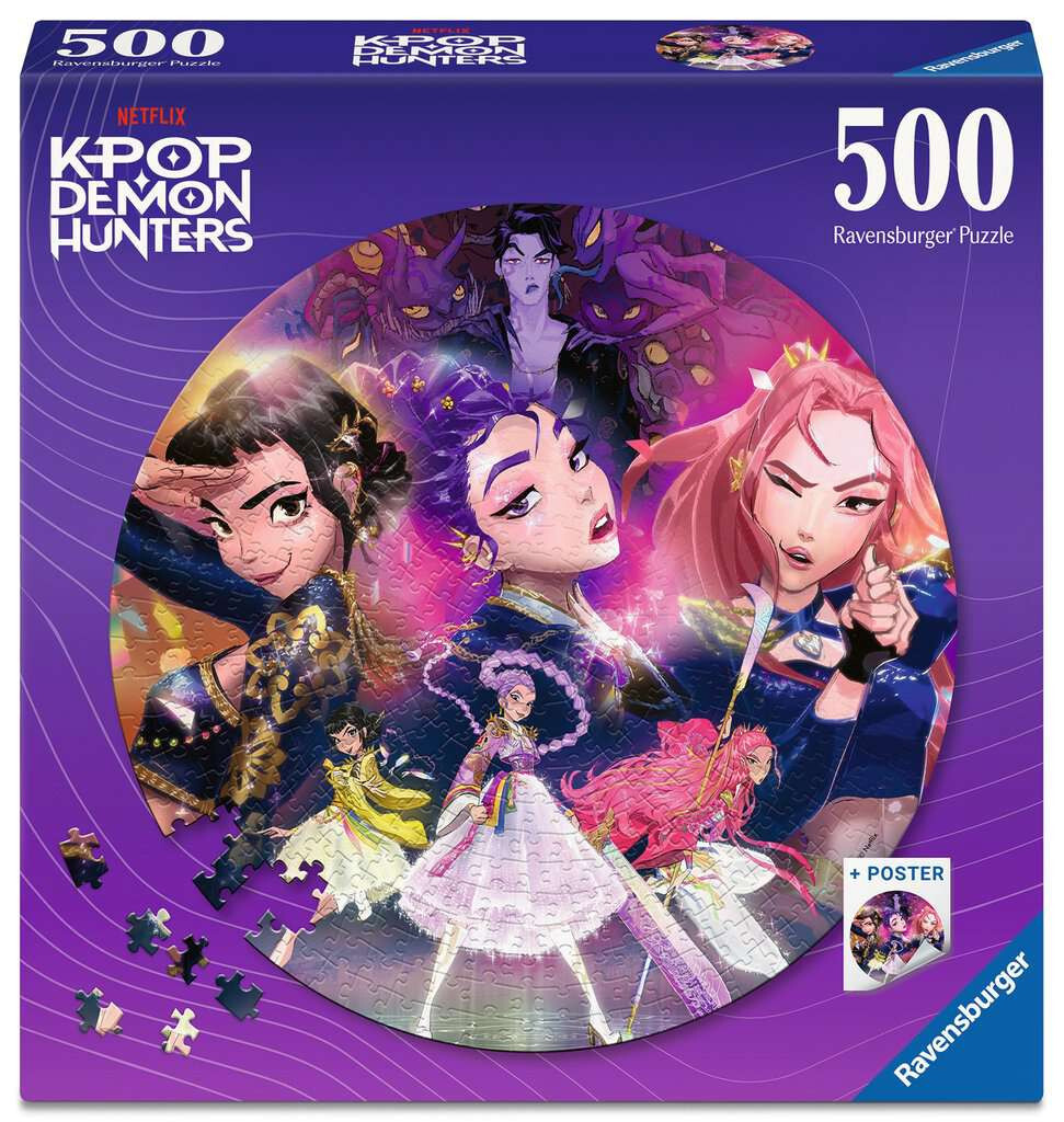 Ravensburger puzzel Kpop Deamon Hunter Fot the fans! 500 stukjes