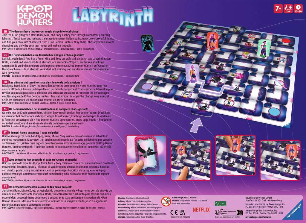 Ravensburger labyrinth KPop Demon Hunters