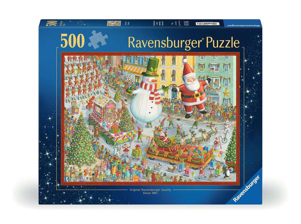 Ravensburger puzzel Here comes christmas! 500 stukjes