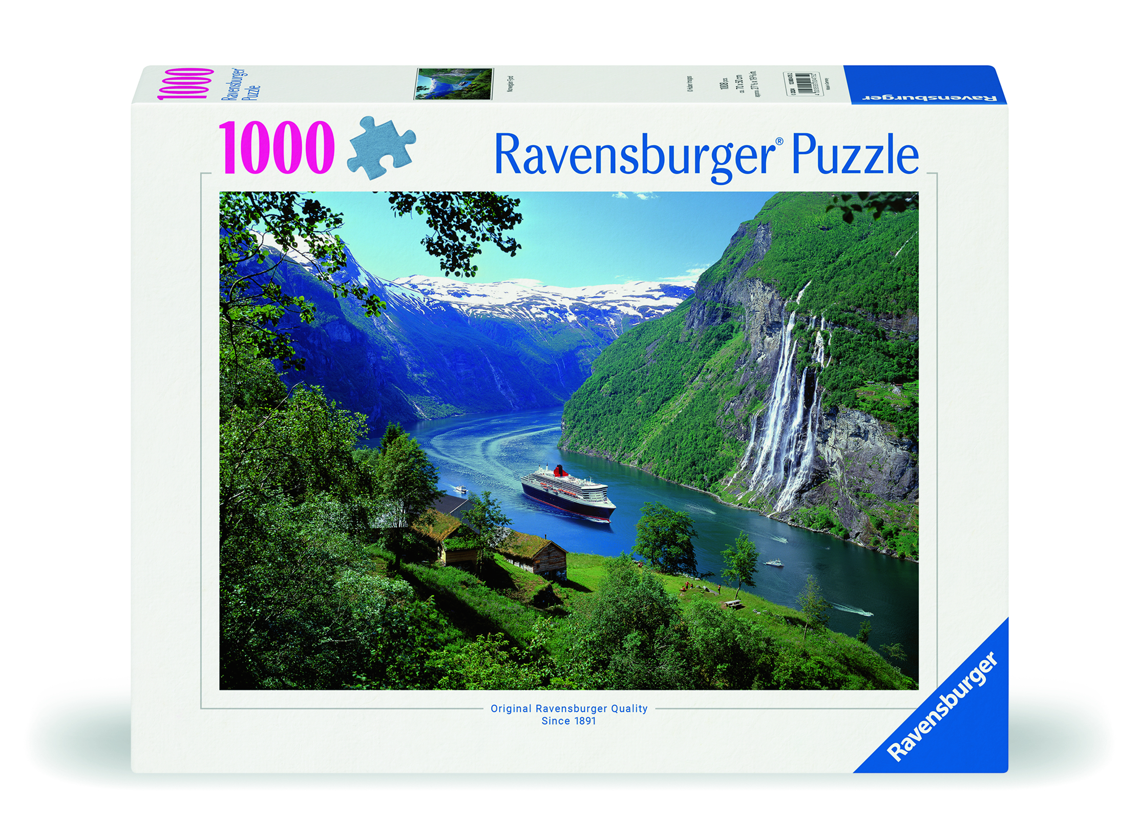 Ravensburger puzzel Noorse fjord 1000 stukjes