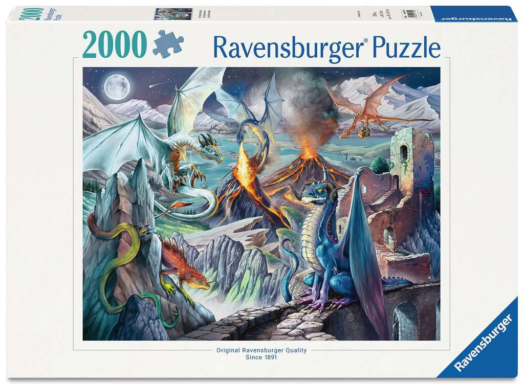 Ravensburger puzzel The dragon guardians 2000 stukjes