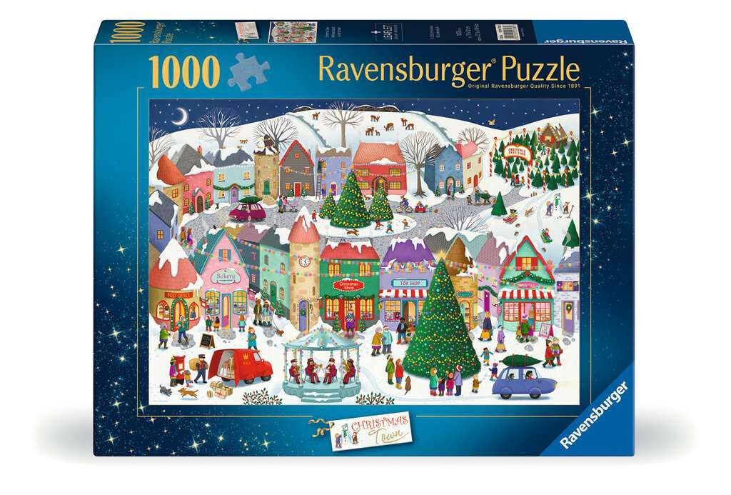 Ravensburger puzzel Zauberhafte Weihnachtsstadt 1000 stukjes