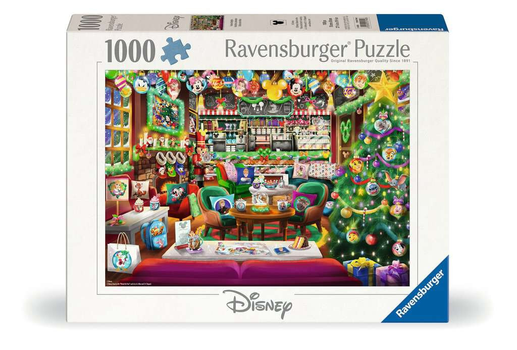 Ravensburger puzzel Disney Christmas Cafe 1000 stukjes
