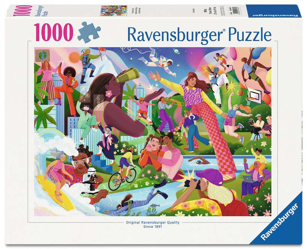 Ravensburger puzzel The power of her 1000 stukjes