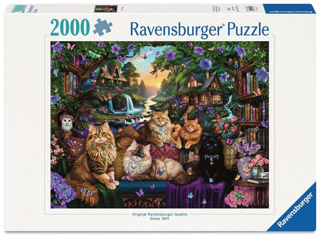 Ravensburger puzzel Cat tail cottage 2000 stukjes