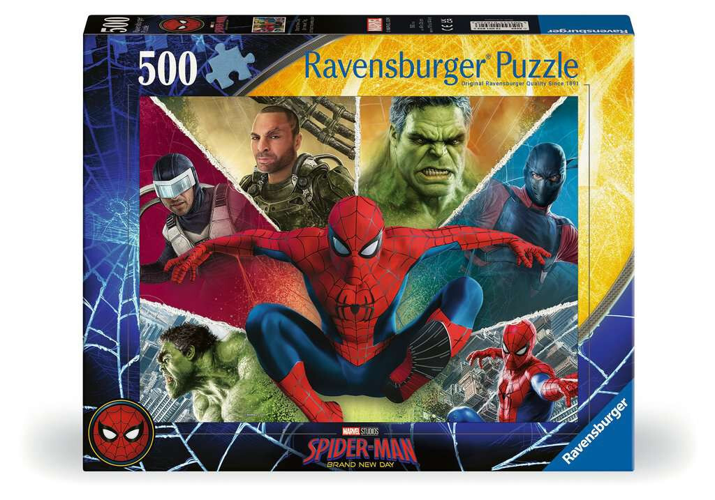 Ravensburger puzzel Spider-Man Brand New Day Mov. 500 stukjes