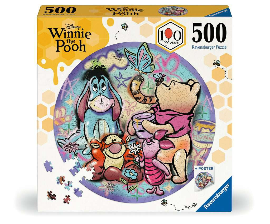 Ravensburger puzzel Winnie the Pooh, Circular 500 stukjes