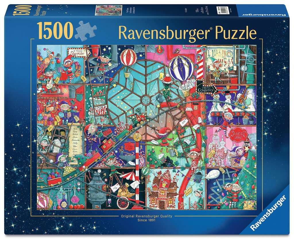 Ravensburger puzzel The Elf Factory 1500 stukjes