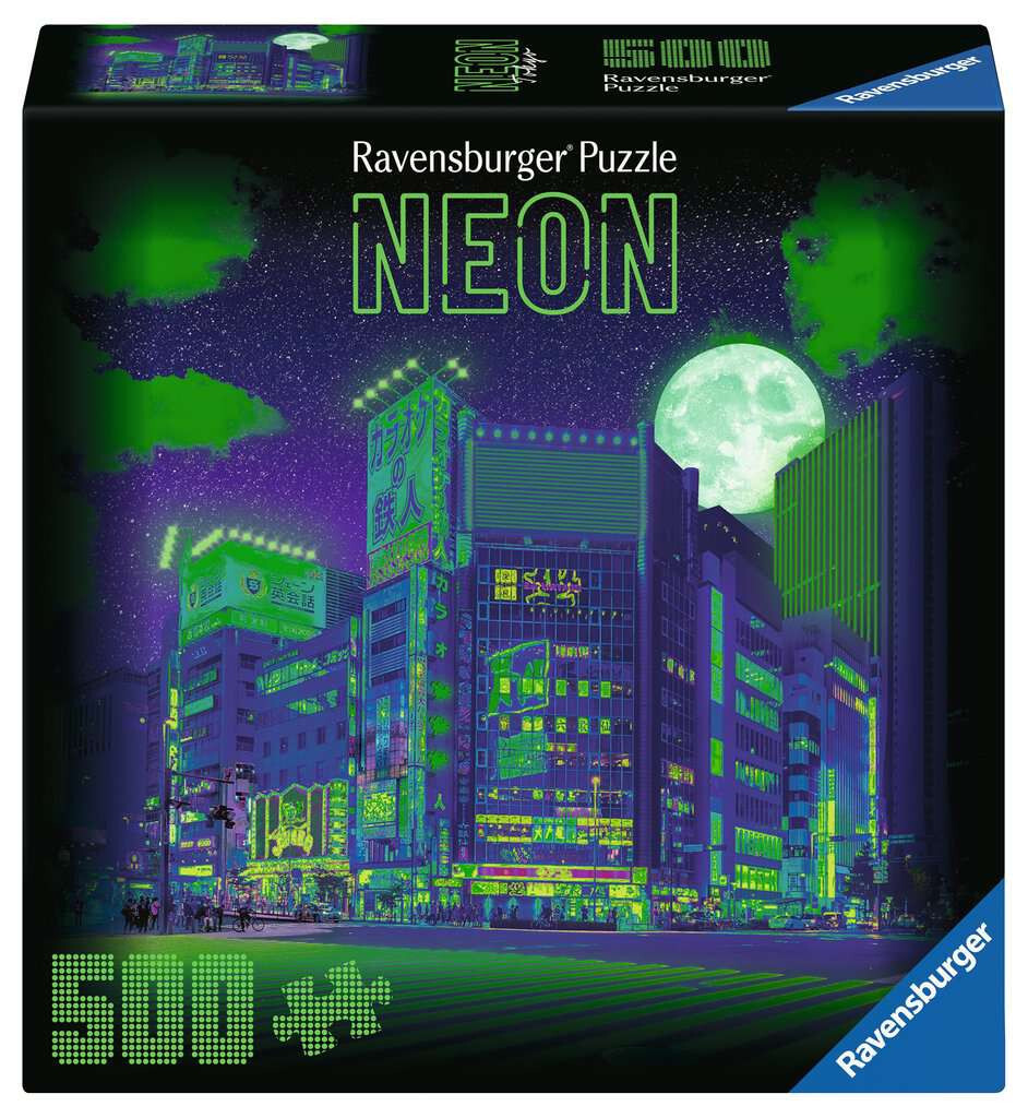Ravensburger puzzel Neon collection Tokyo 500 stukjes