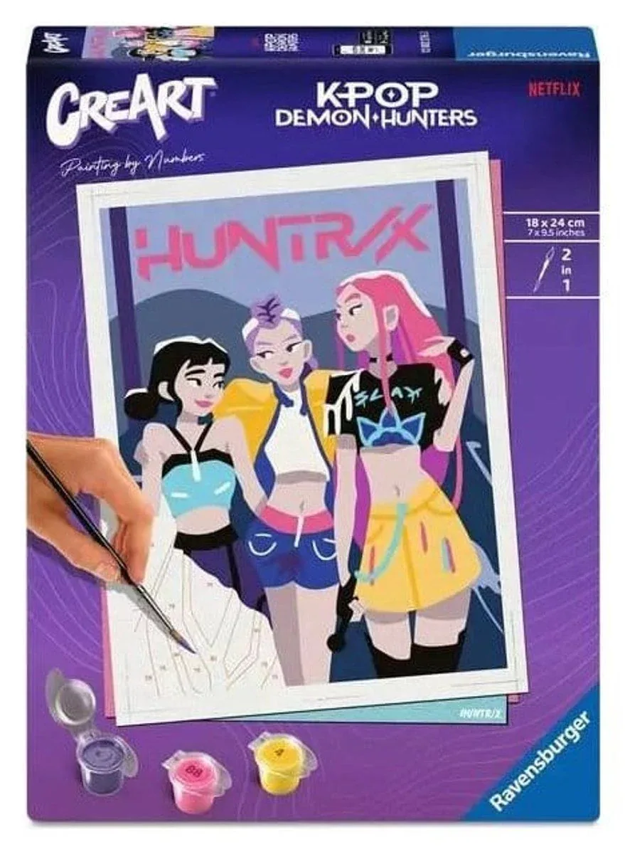 Ravensburger schilderen op nummer K-Pop Demon Hunters Huntr X