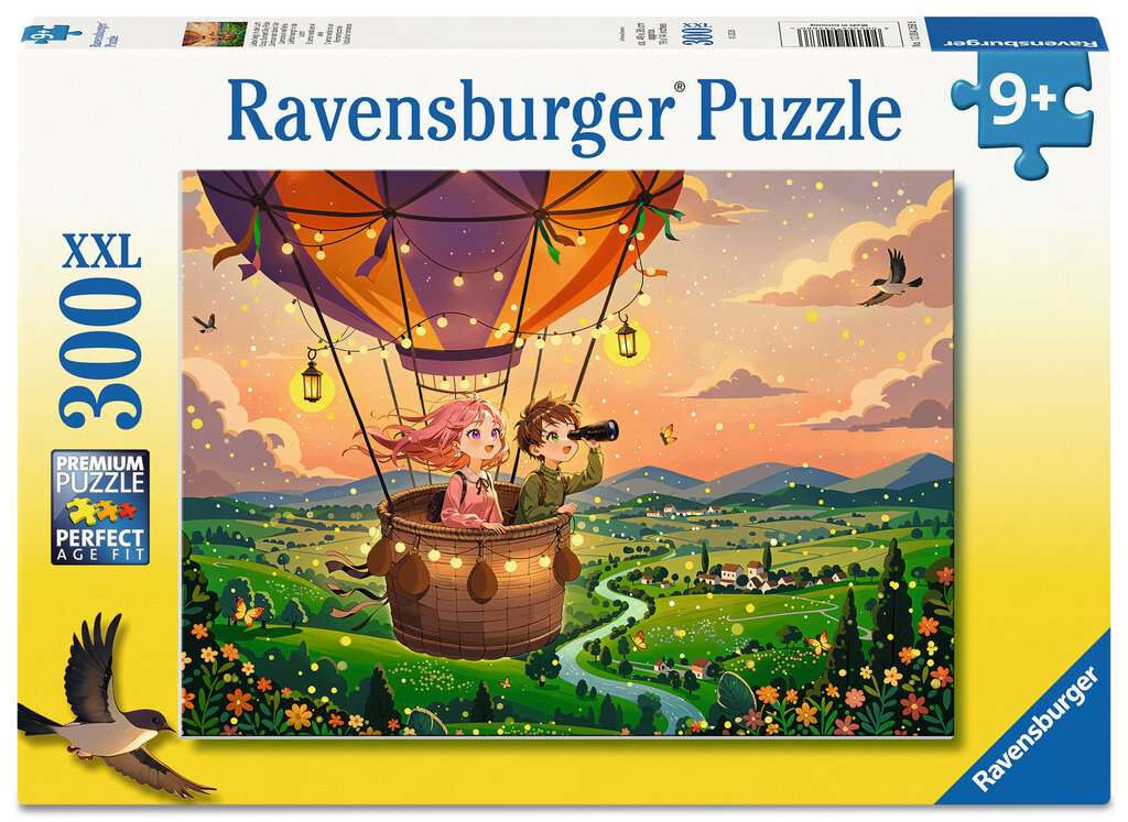 Ravensburger puzzel Cozy Sunset Sky Ride XXL 300 stukjes