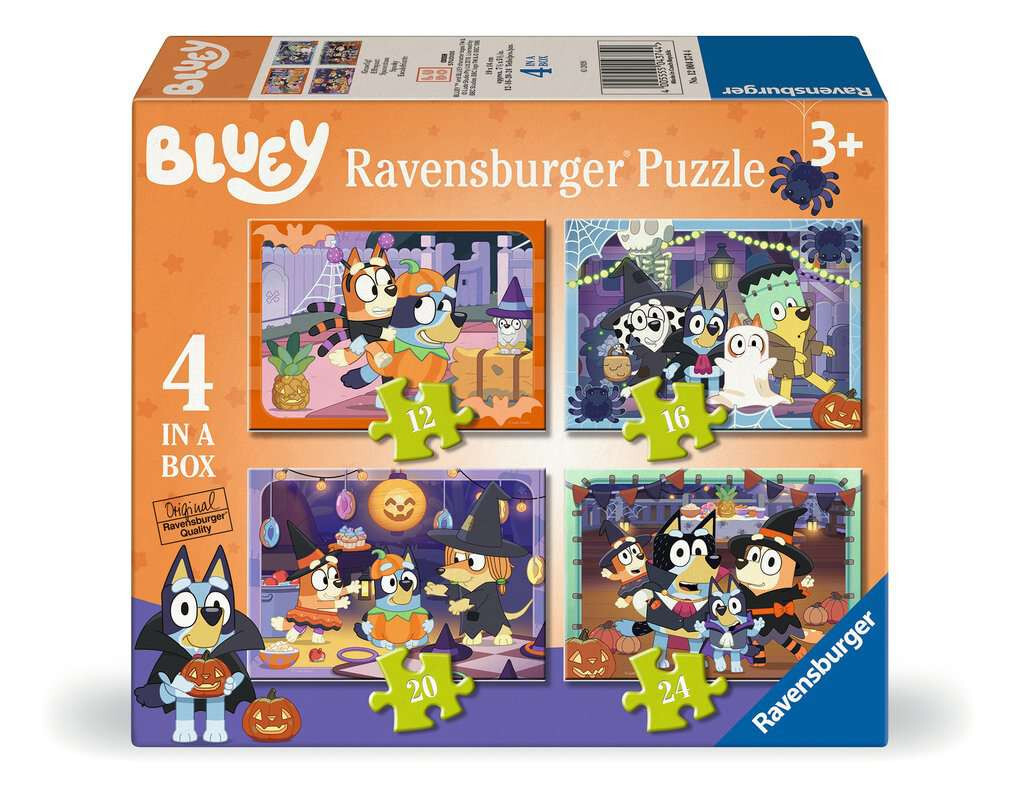 Ravensburger puzzel Bluey Halloween 12/16/20/24 stukjes