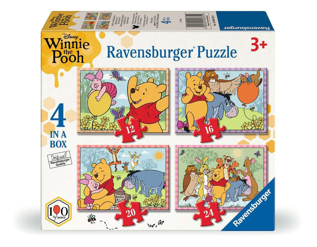 Ravensburger puzzel Winnie the Pooh 12/16/20/24 stukjes