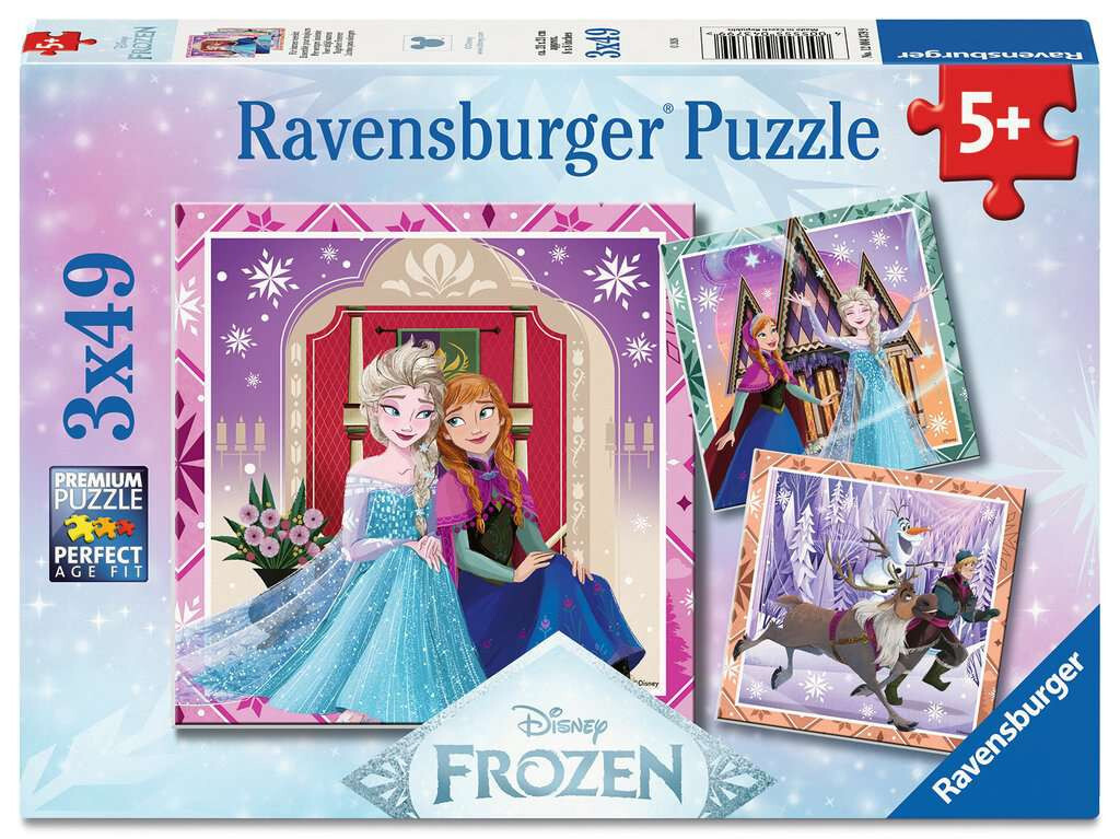 Ravensburger puzzel Disney Frozen 3x49 stukjes