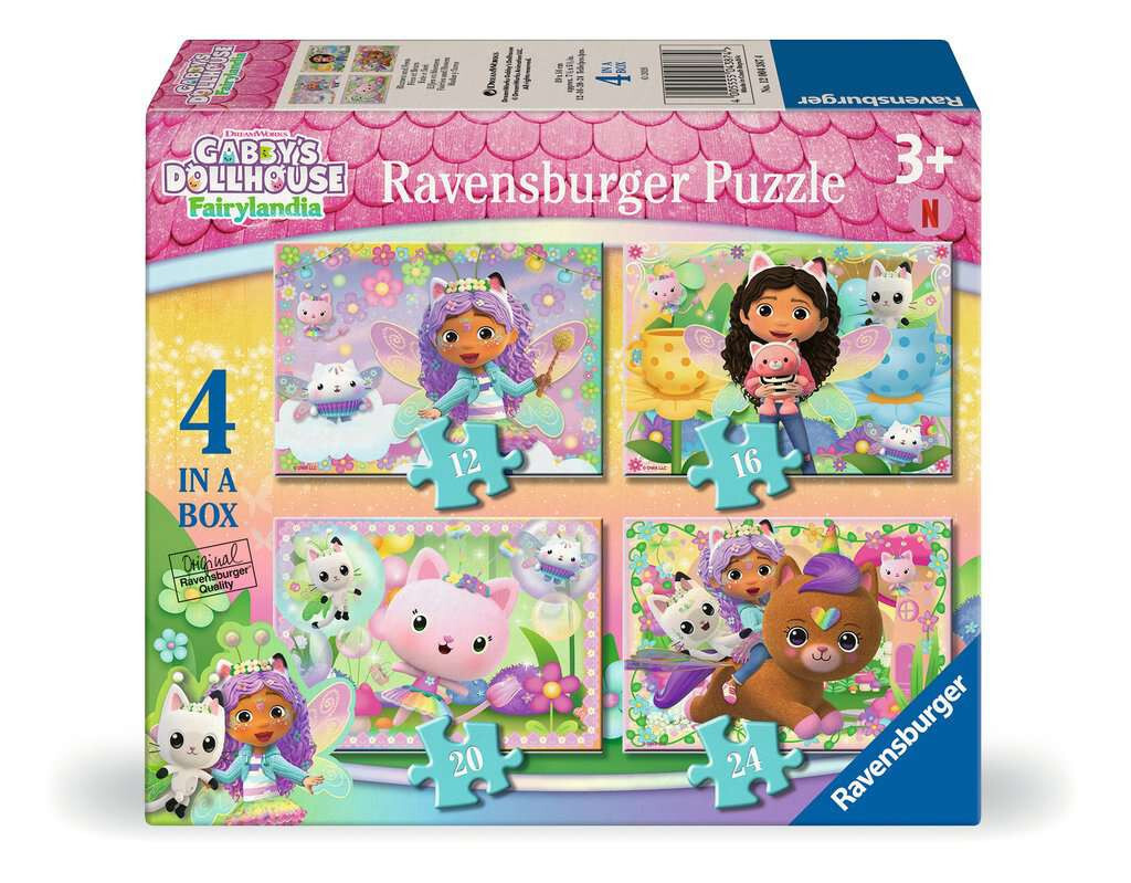 Ravensburger puzzel Gabby's Dollhouse 12/16/20/24 stukjes