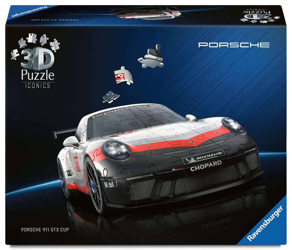 Ravensburger 3D Iconics: Porsche 911 GT3 Cup