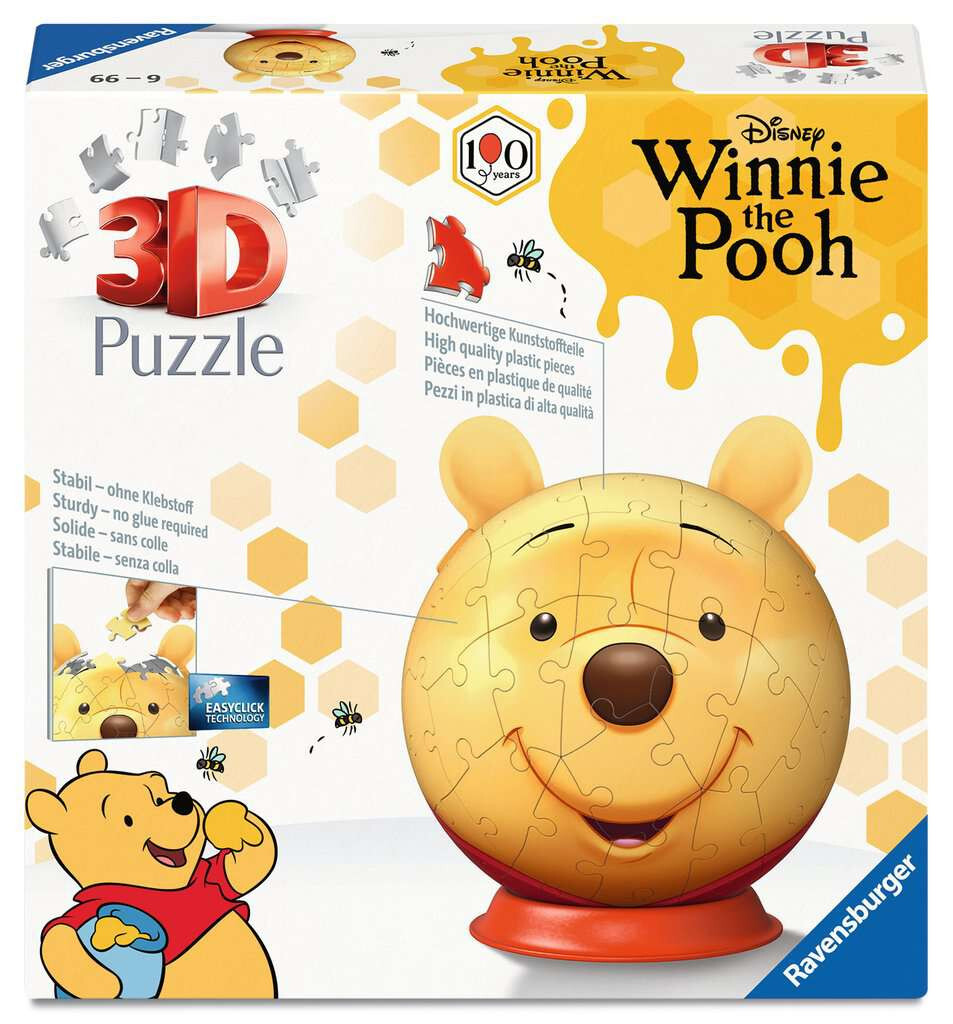 Ravensburger 3D Winnie Pooh With Ears 72 stukjes