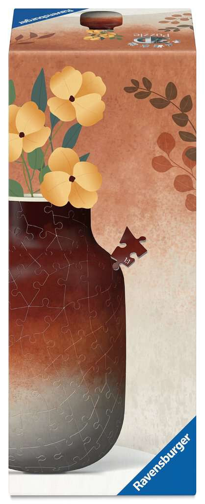 Ravensburger 3D puzzel Vaas organic brick-red