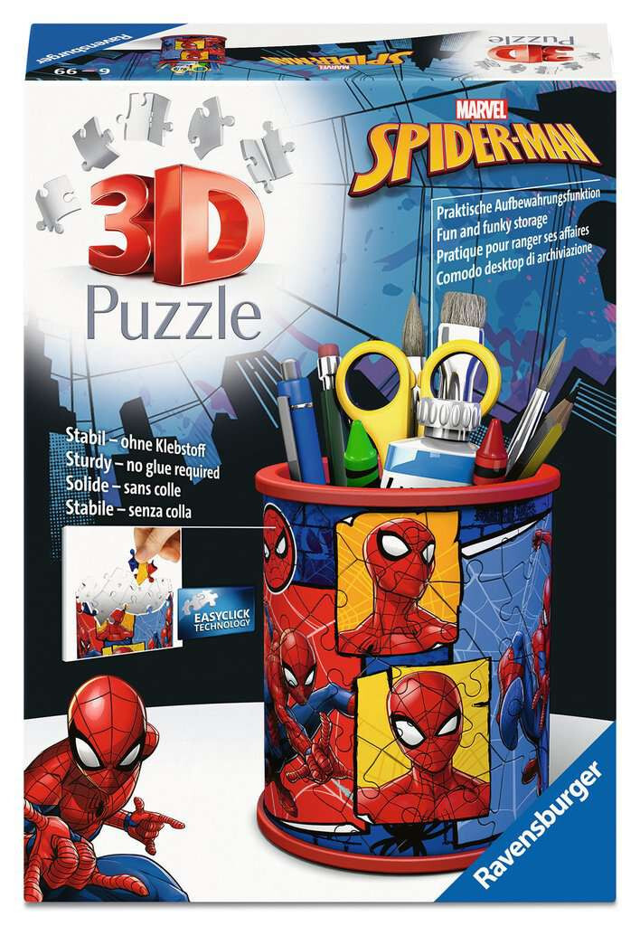 Ravensburger 3D puzzel pennenbak Spiderman