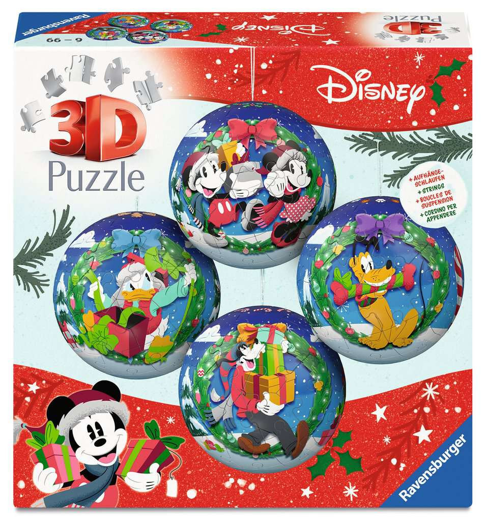 Ravensburger 3D puzzel Bal christmas 54 stukjes