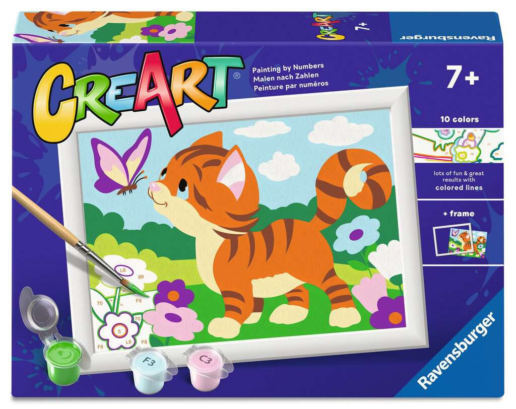 Ravensburger CreArt Cat with butterfly