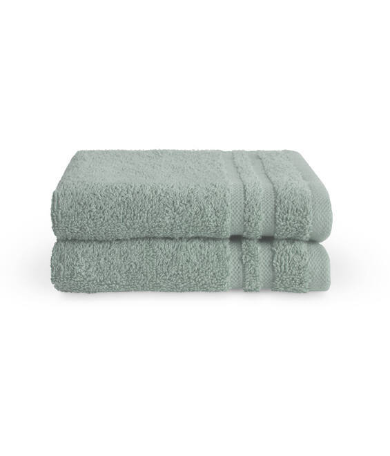 Byrklund gastendoek bath basics zeeblauw 30x50 cm set van 2