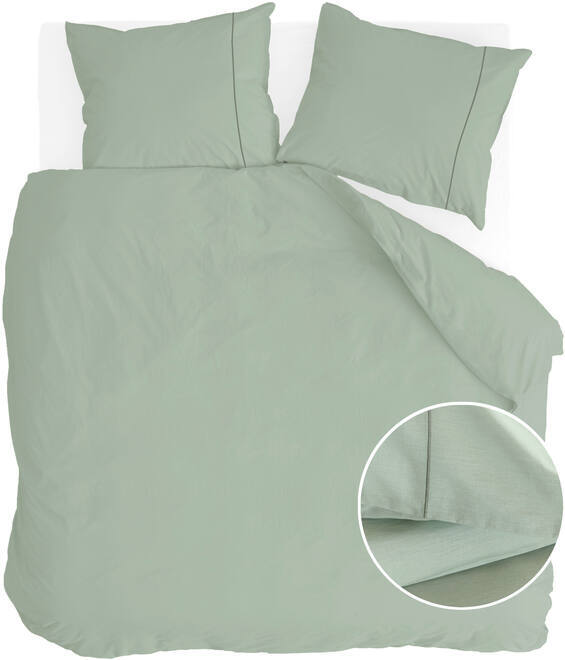 Walra Dekbedovertrek Remade Uni Essence groen 240x220
