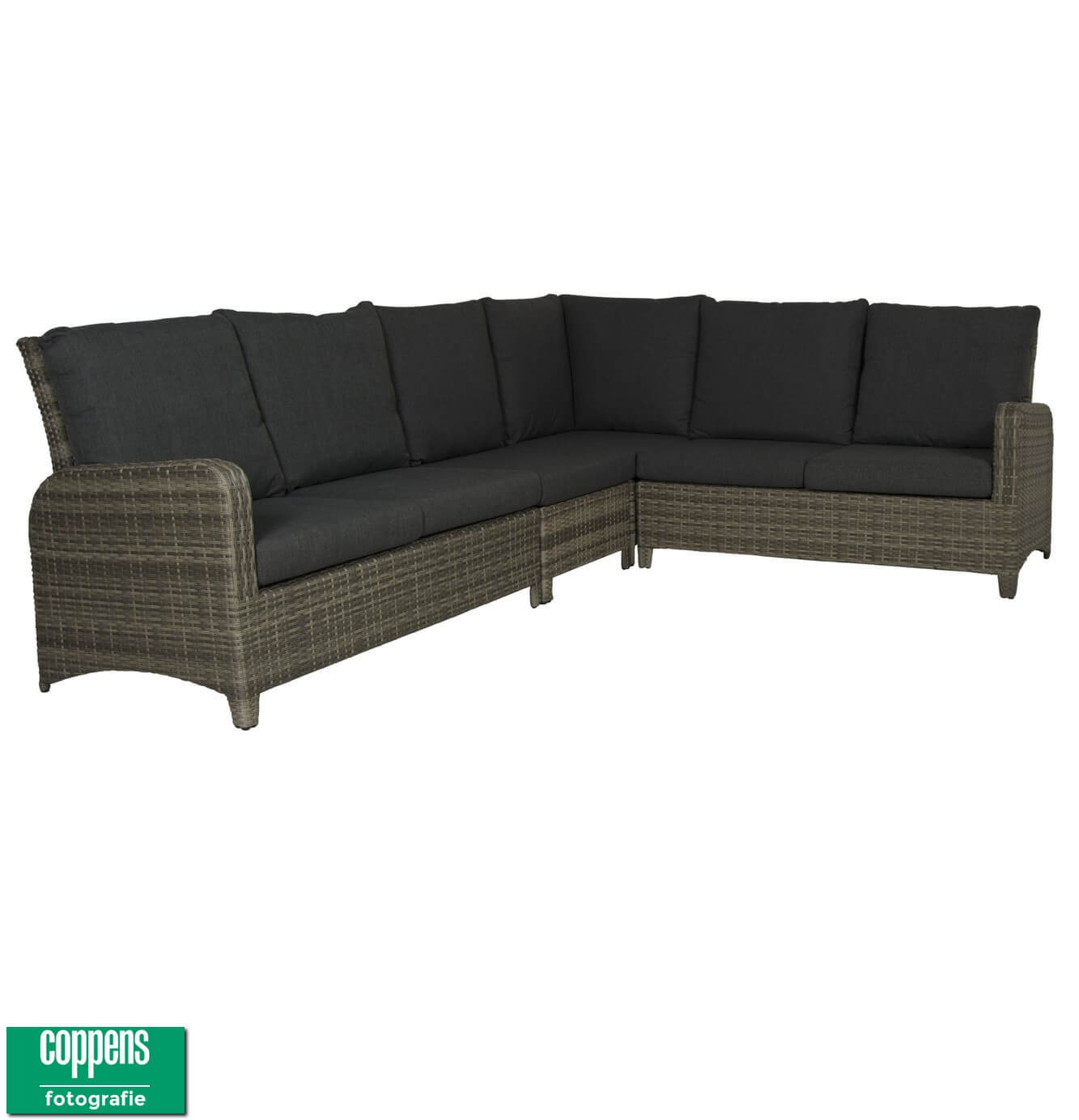 Qopps Aruba loungehoek licht Grijs zonder tafel