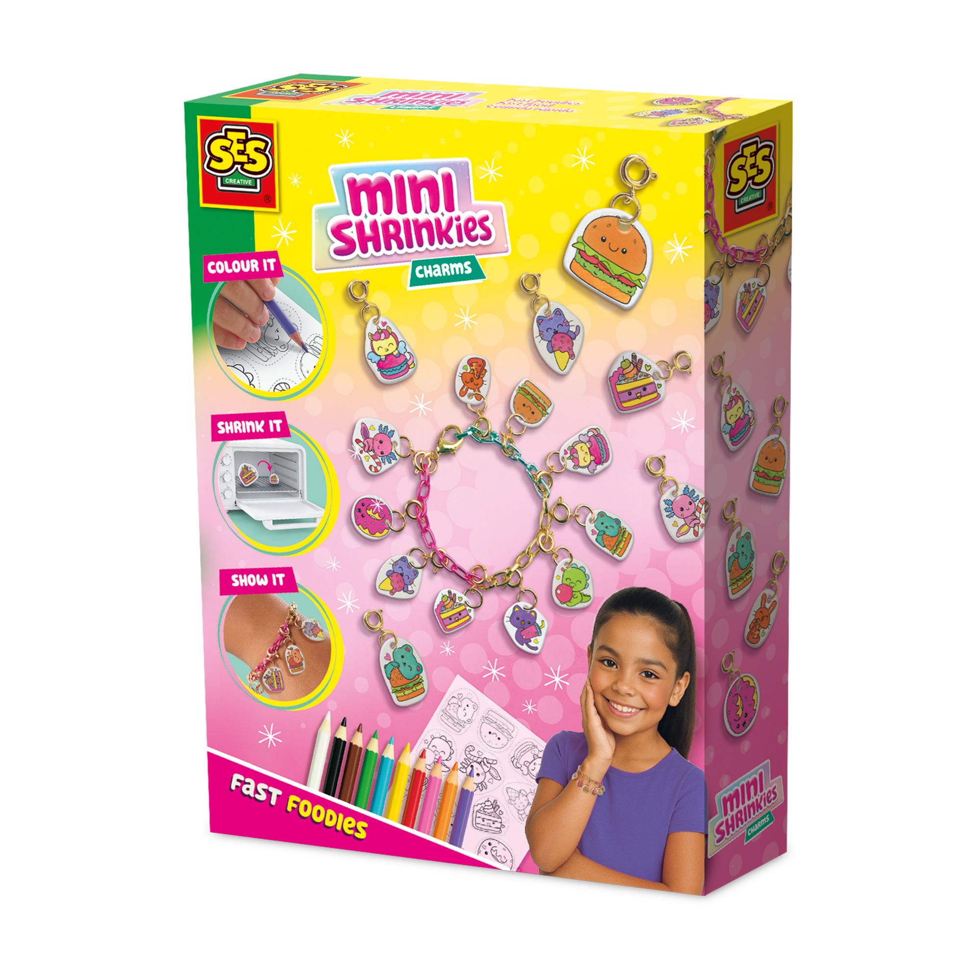 SES mini shrinkies charms fast foodies