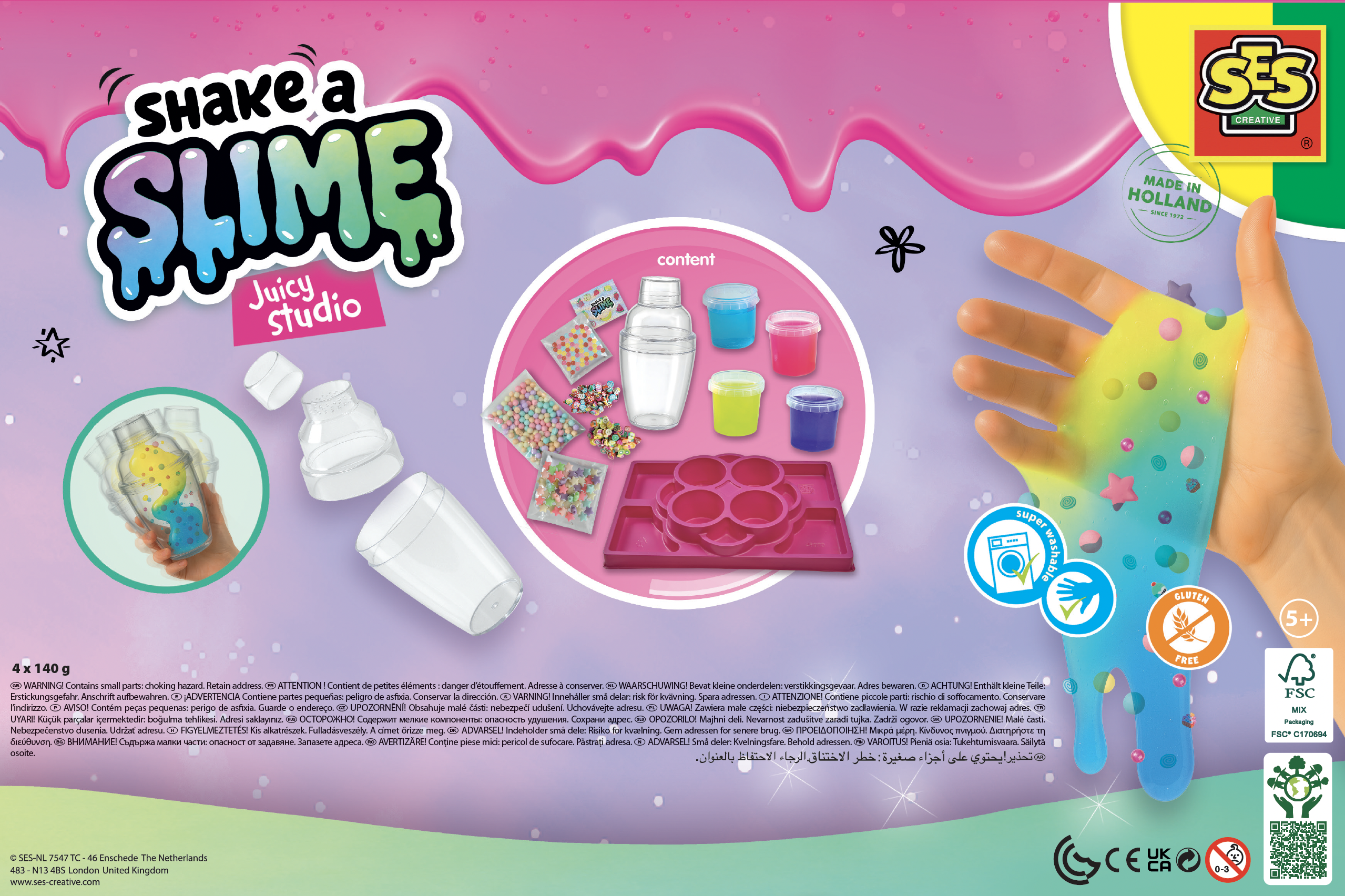 SES shake-a-slime juicy studio