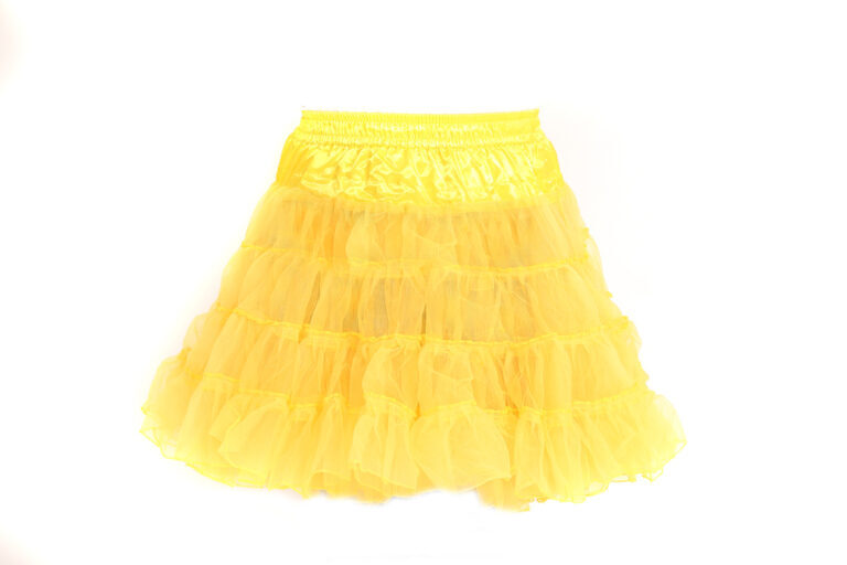 petticoat long dark geel