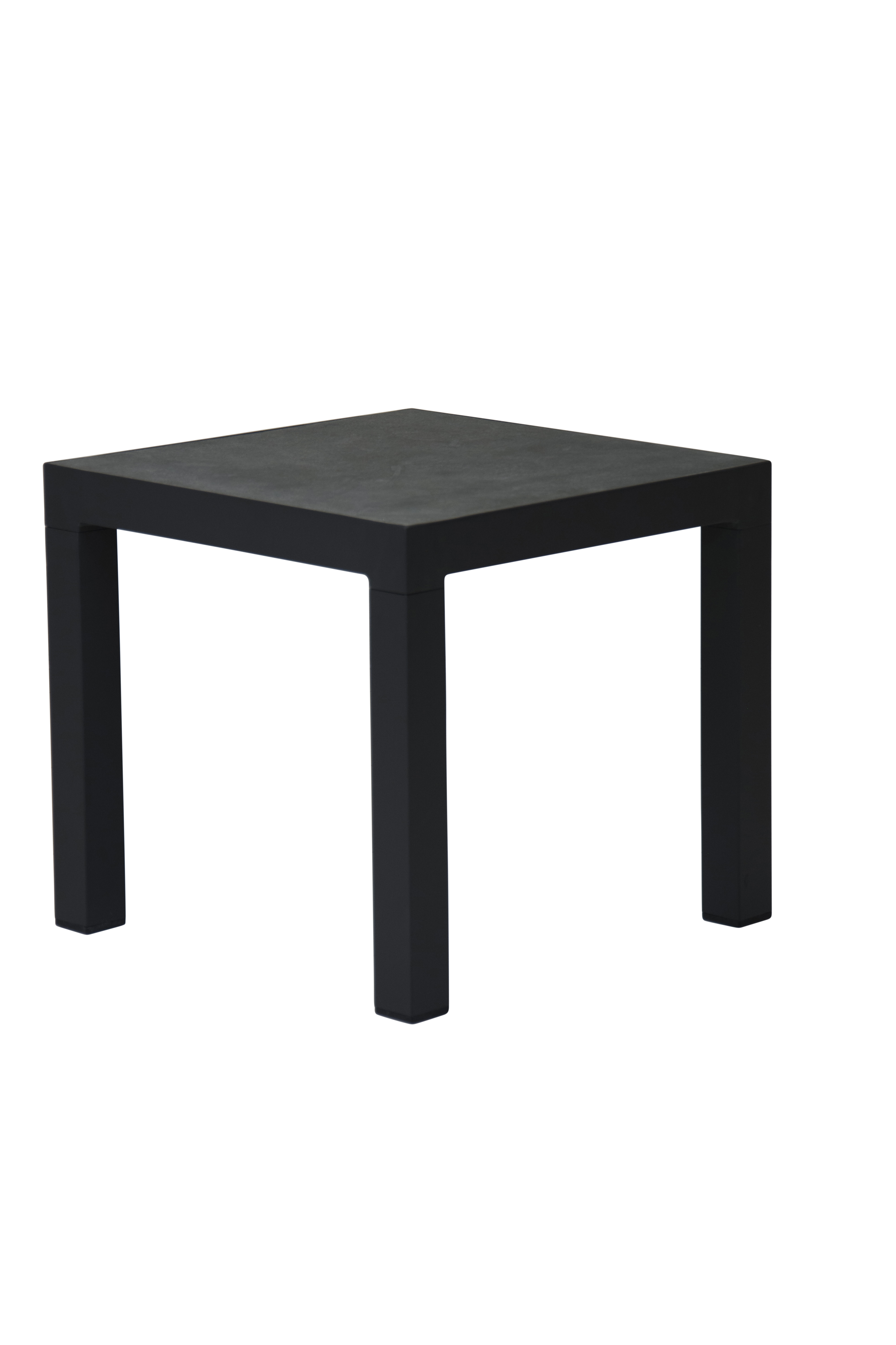 Qopps Atlanta bijzettafel 50 x 50 mat royal Grey