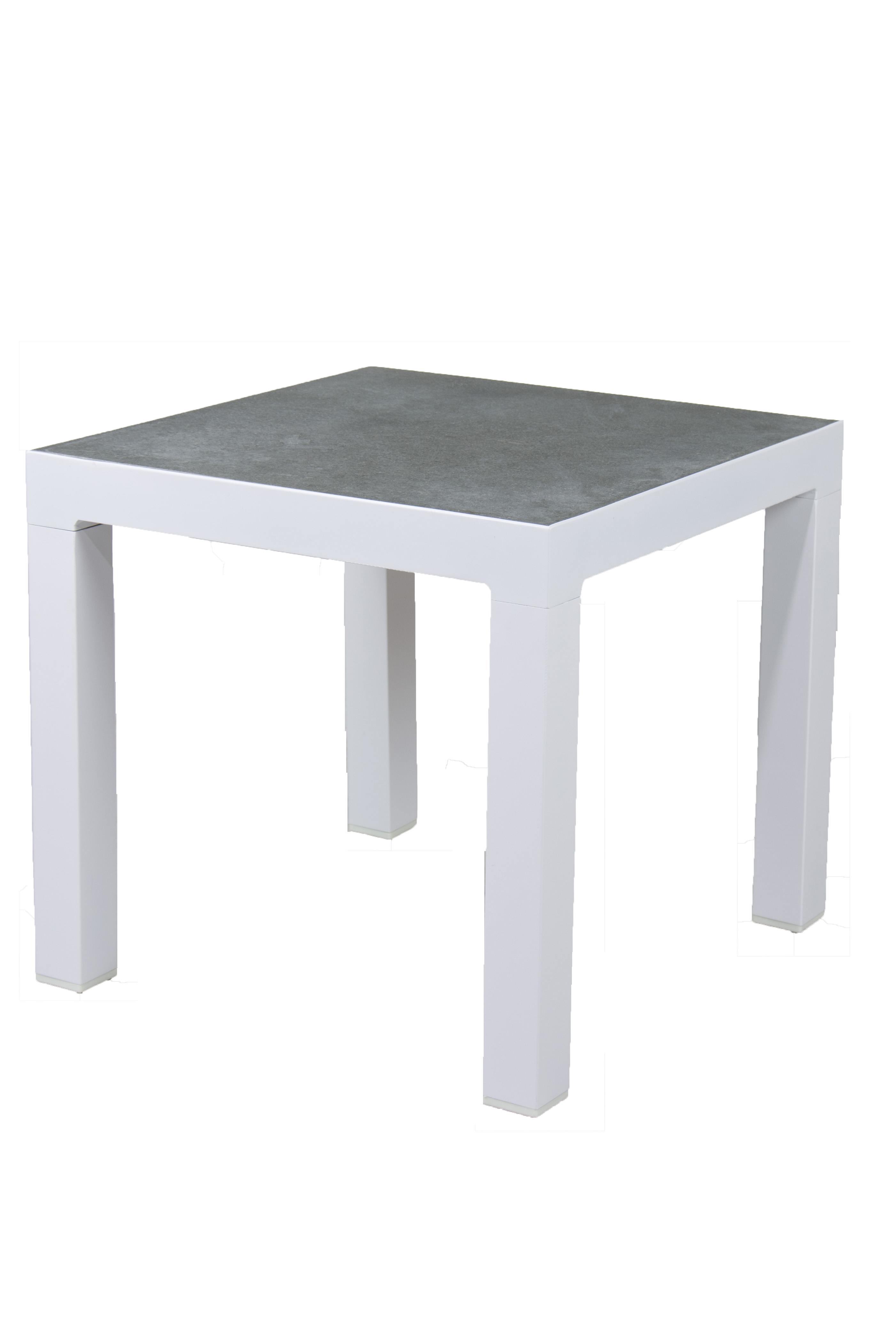 Qopps Ascon bijzettafel 50 x 50 mat Wit