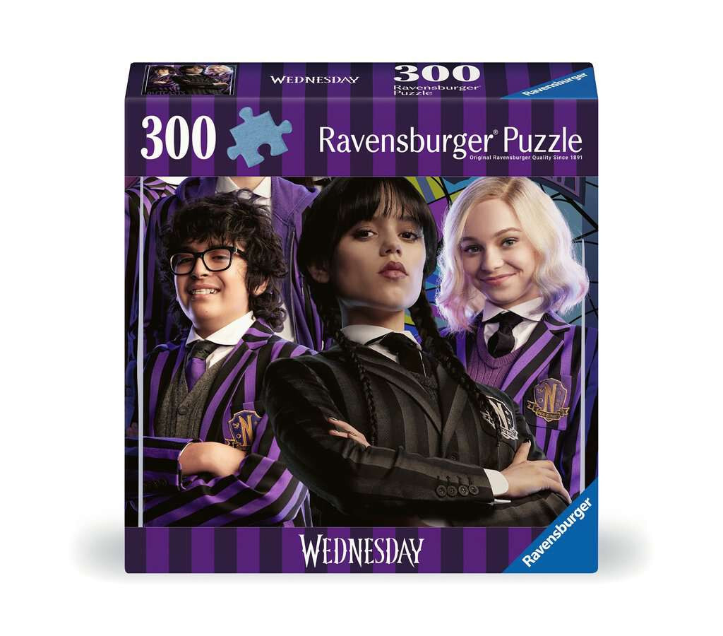 Ravensburger puzzel Outcasts Are In - Wednesday 300 stukjes