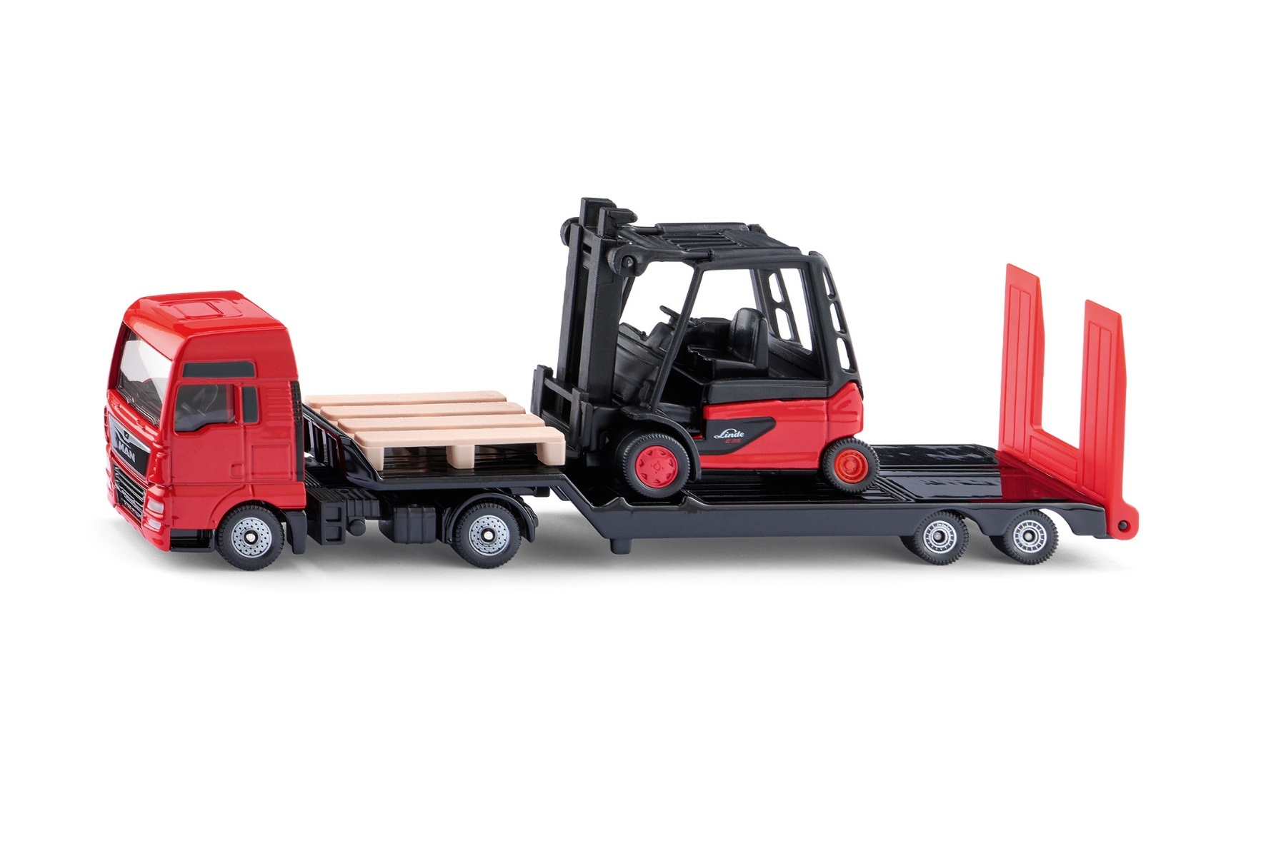 Siku MAN vrachtwagen met linde heftruck