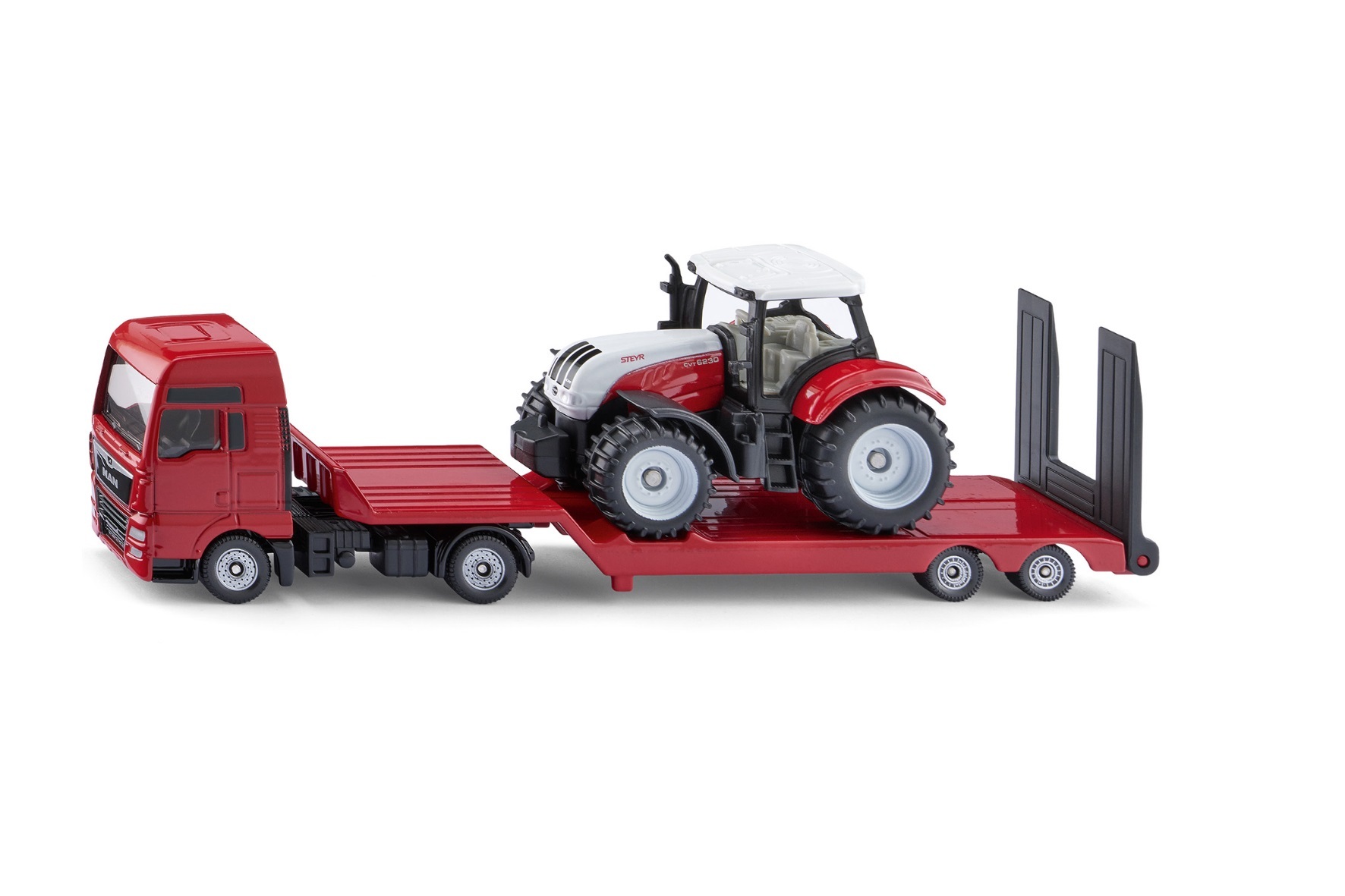 Siku MAN vrachtwagen met Steyr tractor