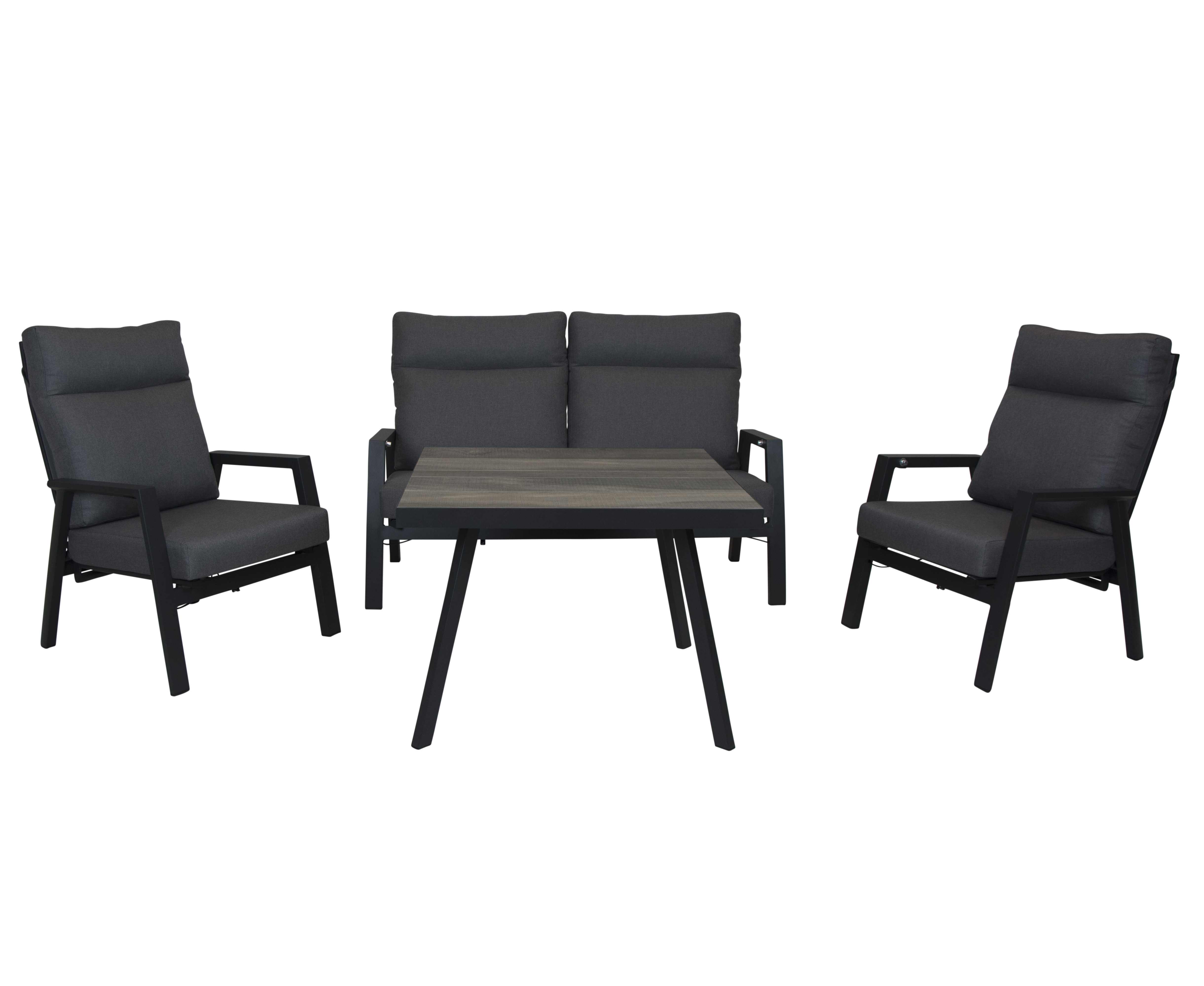Qopps Exome loungeset met tafel Balti koffietafel