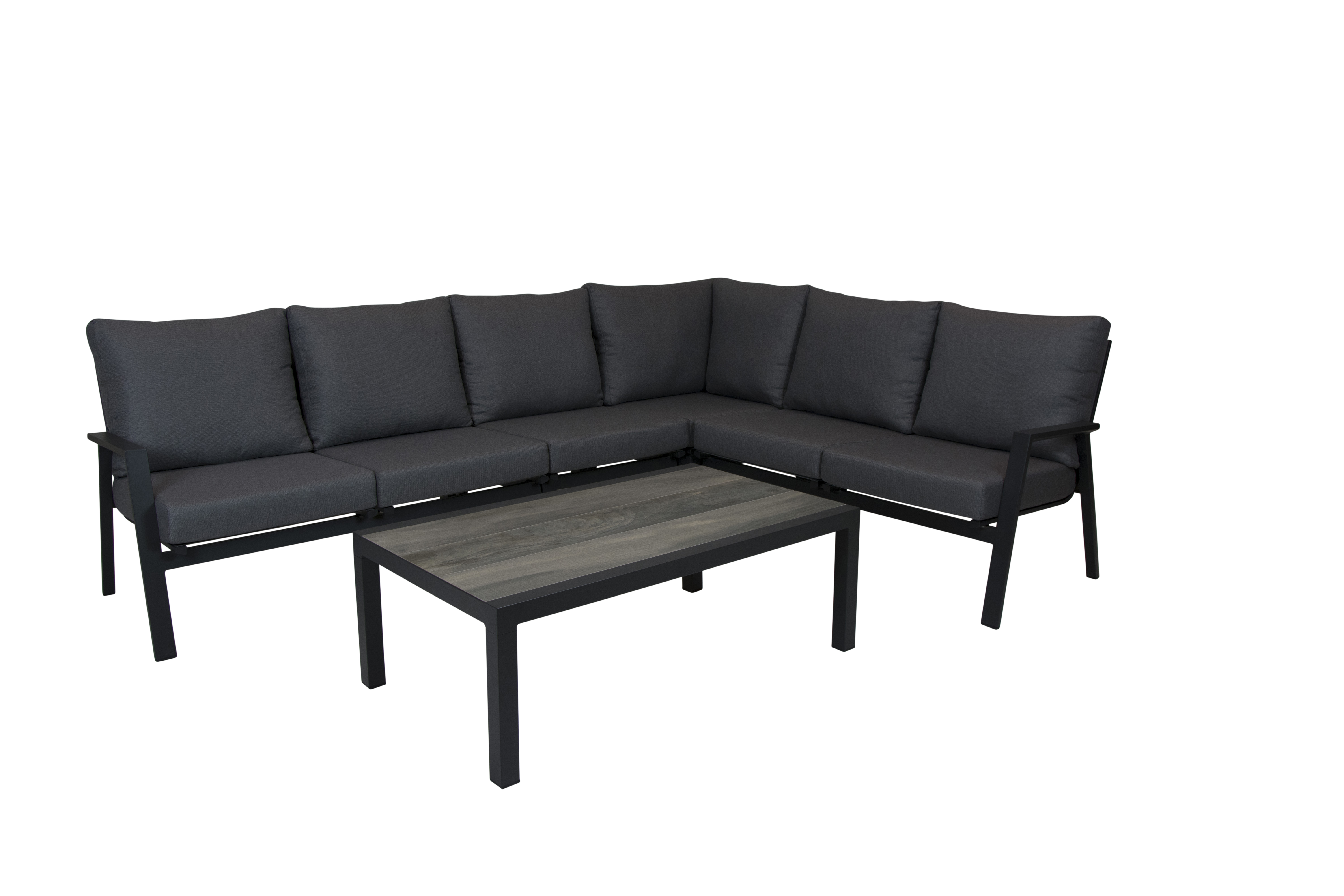 Qopps Exome hoek loungeset met Devis koffietafel