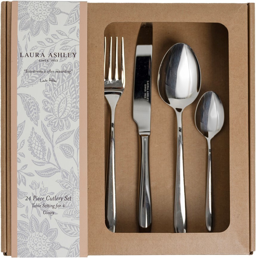 Laura Ashley bestekset 24-delig glans
