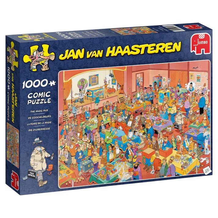 Jumbo Jan van Haasteren De goochelbeurs 1000 stukjes afbeelding