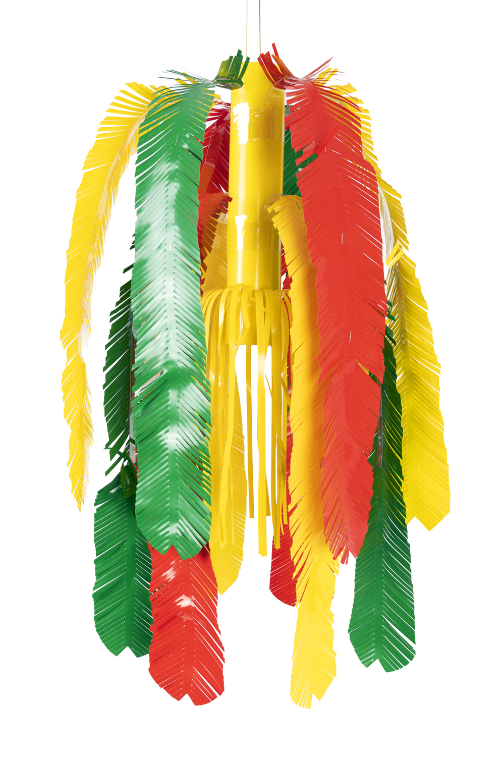 PVC Fontein rood geel groen brandvertragend