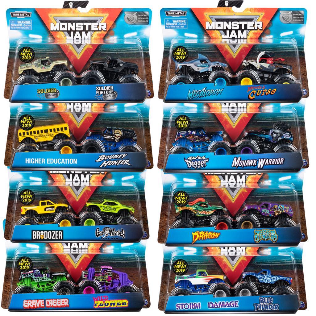 Monster Jam 1:64 Die-cast 2pack Ass