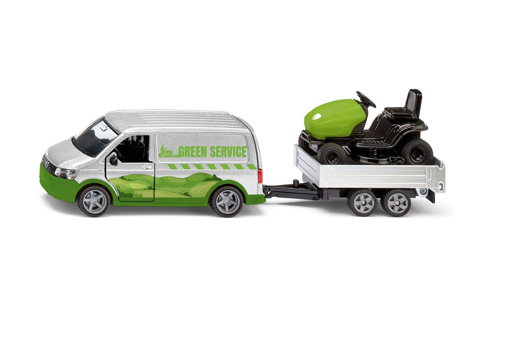 Siku VW T6 met zitmaaier